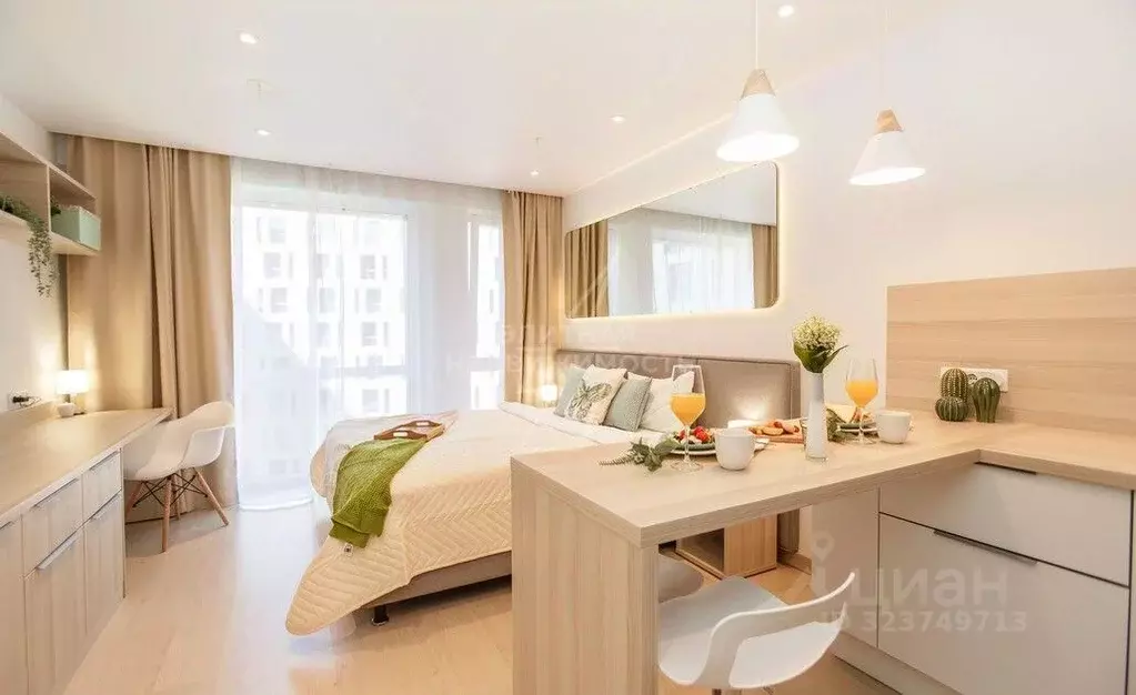 Студия Санкт-Петербург Социалистическая ул., 21 (28.0 м) - Фото 1