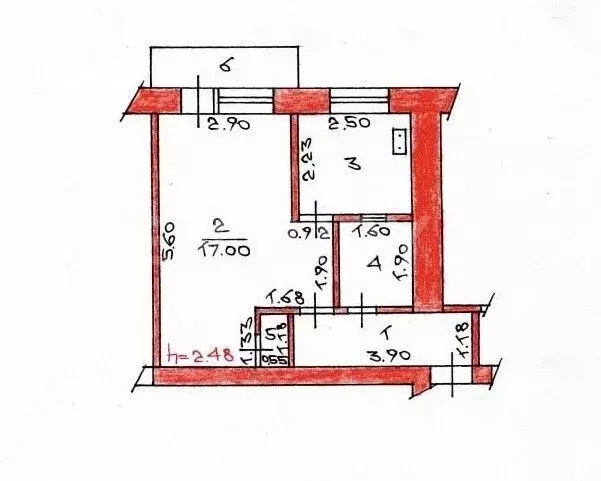 1-к кв. Чувашия, Чебоксары ул. Урукова, 11 (31.5 м) - Фото 2