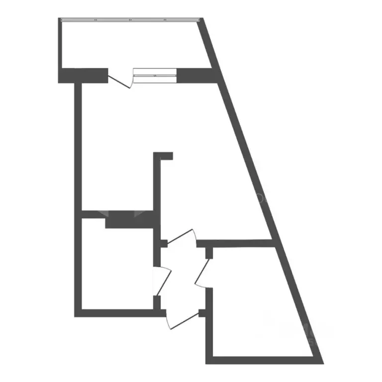 Студия Тюменская область, Тюмень ул. Новоселов, 113 (29.2 м) - Фото 1