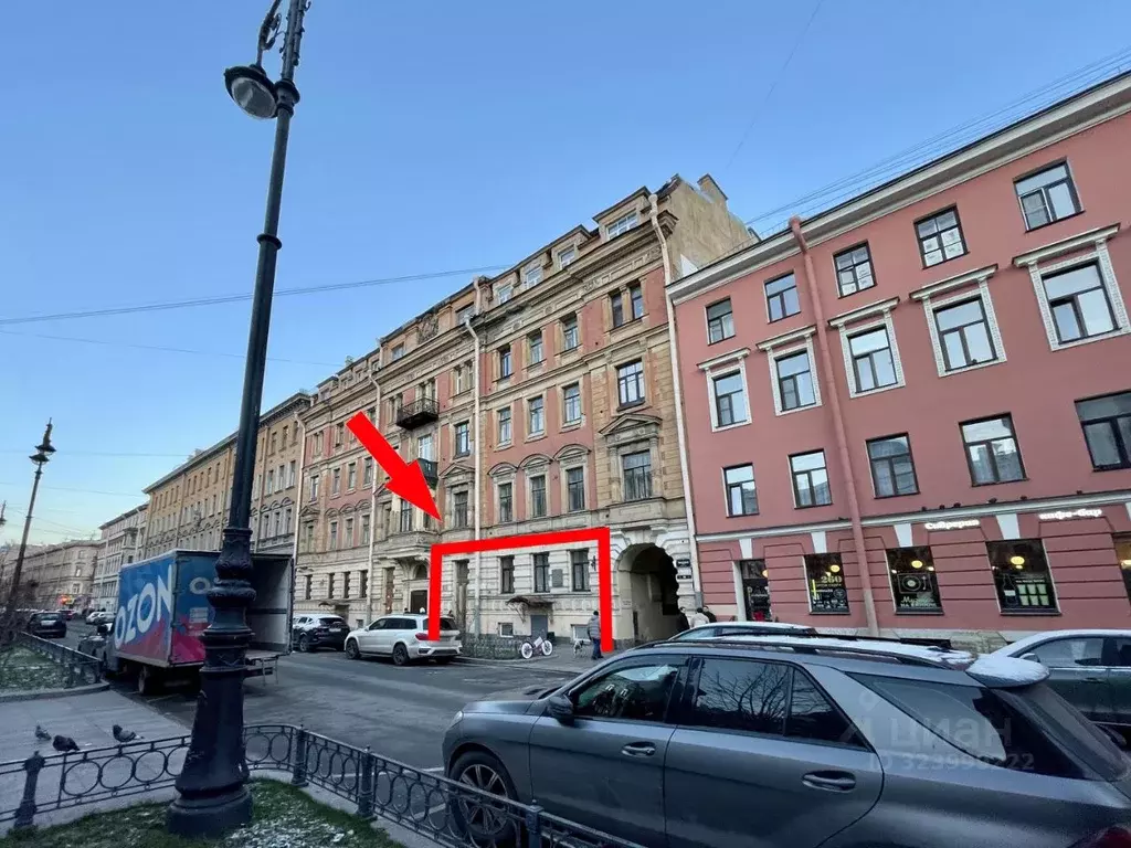 Помещение свободного назначения в Санкт-Петербург Моховая ул., 28 (221 ... - Фото 2