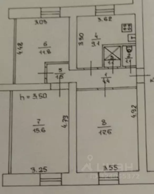 3-к кв. Тверская область, Тверь Советская ул., 24 (62.1 м) - Фото 2