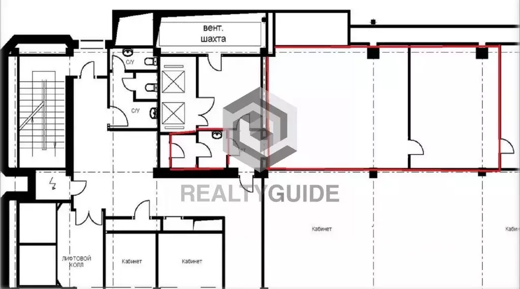 Офис в Москва 5-й Донской проезд, 17 (96 м) - Фото 1