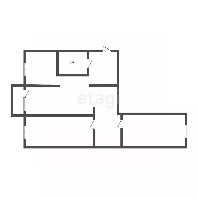 3-к кв. Иркутская область, Иркутск ул. Лебедева-Кумача, 57 (58.9 м) - Фото 1