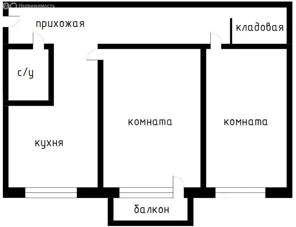 2-комнатная квартира: Тула, улица Смидович, 1 (44.6 м) - Фото 1