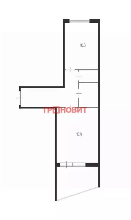 1-к кв. Новосибирская область, Новосибирск ул. Петухова, 97 (37.8 м) - Фото 1