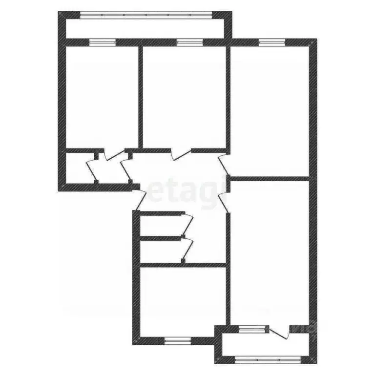 4-к кв. Курганская область, Курган ул. Куйбышева, 142 (76.3 м) - Фото 2