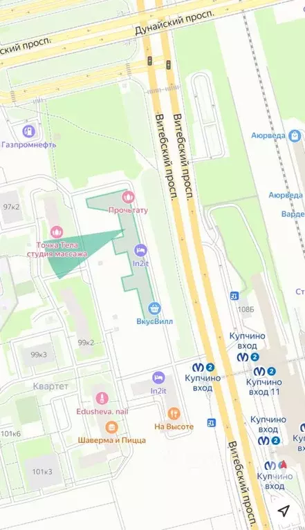 Студия Санкт-Петербург Витебский просп., 99к1 (24.76 м) - Фото 1