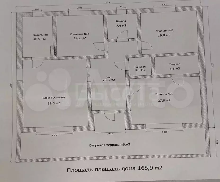 Дом 168,9 м на участке 10 сот. - Фото 0