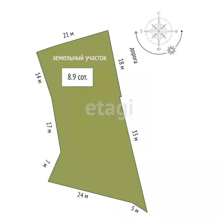 Участок в Ростовская область, Ростов-на-Дону Укропный пер. (8.9 сот.) - Фото 2