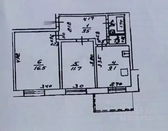 2-к кв. Башкортостан, Уфа ул. Ухтомского, 17/2 (51.7 м) - Фото 2