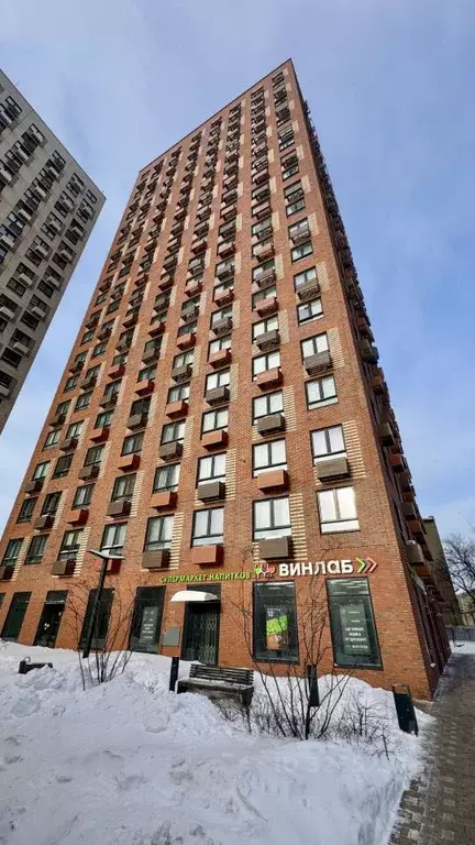 Студия Москва ул. Сокольнический Вал, 1 (25.2 м) - Фото 0