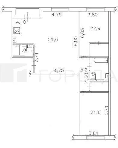 3-к кв. Москва 2-я Дубровская ул., 5 (117.5 м) - Фото 1