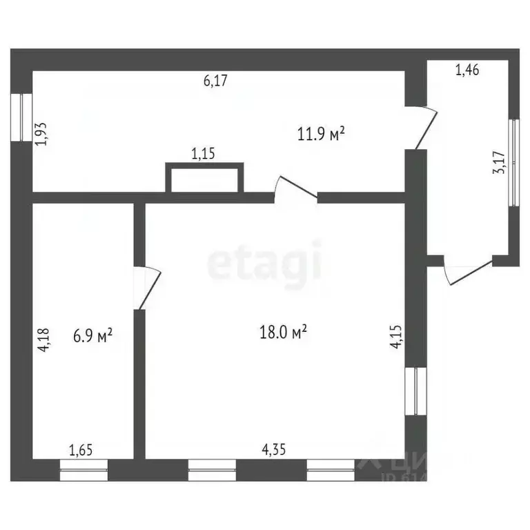 Дом в Кемеровская область, Юрга ул. Ленина, 181 (37 м) - Фото 1