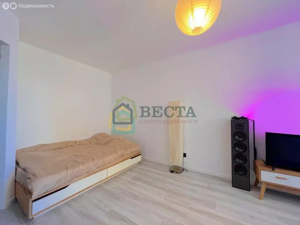 1-комнатная квартира: посёлок Парголово, улица Фёдора Абрамова, 4 ... - Фото 2