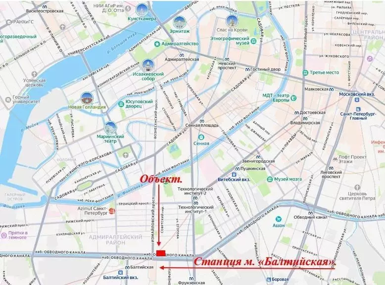 Торговая площадь в Санкт-Петербург наб. Обводного Канала, 157-159 (152 ... - Фото 2