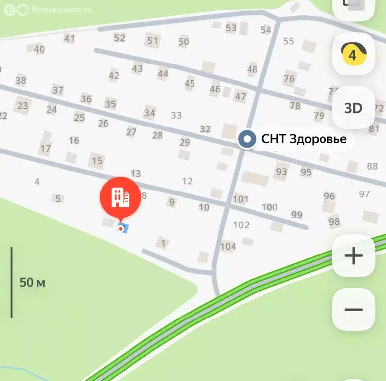 Участок в Уфа, СНТ Здоровье, 2 (5.59 м) - Фото 1