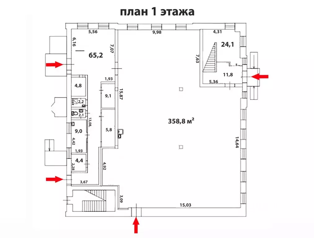 Помещение свободного назначения в Ленинградская область, Кировск ... - Фото 2