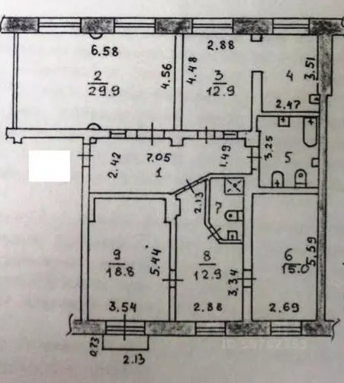 5-к кв. кемеровская область, новокузнецк ул. ленина, 38 (126.0 м) - Фото 1