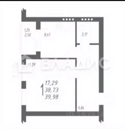 1-к кв. Башкортостан, Уфа ул. Ивана Спатара, 20 (39.98 м) - Фото 2