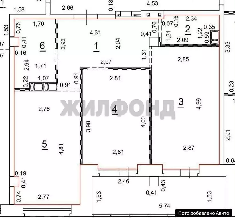 2-комнатная квартира: Абакан, улица Ленинского Комсомола, 77 (65 м) - Фото 1