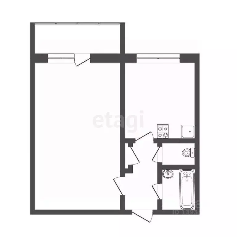 1-к кв. Тюменская область, Тюмень Восточный мкр, ул. Моторостроителей, ... - Фото 1