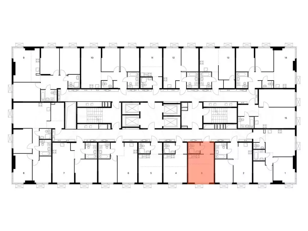 Квартира-студия, 23,7 м, 33/33 эт. - Фото 1