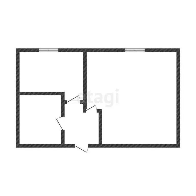 1-комнатная квартира: Нижний Тагил, улица Циолковского, 2/3 (21.4 м) - Фото 1