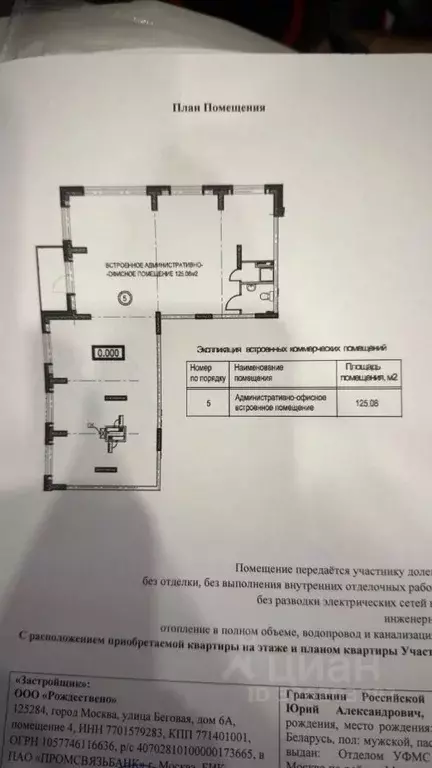 Торговая площадь в Москва Муравская ул., 42к2 (125 м) - Фото 1
