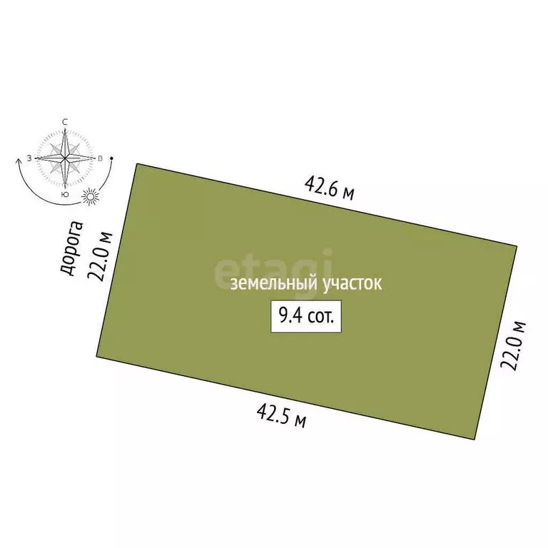 Участок в Заводоуковск, улица Константина Рокоссовского (9 м) - Фото 1