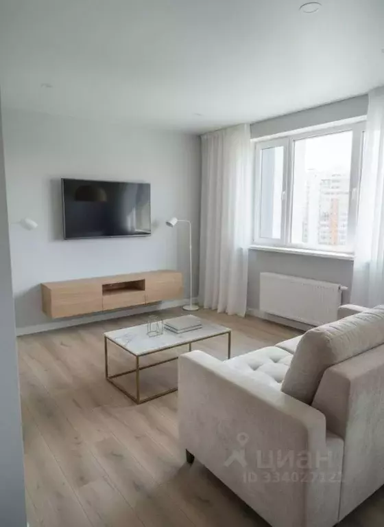 2-к кв. Татарстан, Казань ул. Новаторов, 8Б (56.0 м) - Фото 1