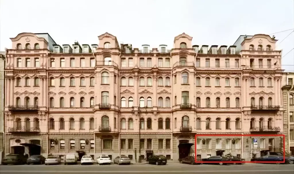 Торговая площадь в Санкт-Петербург Кирочная ул., 24 (200 м) - Фото 1