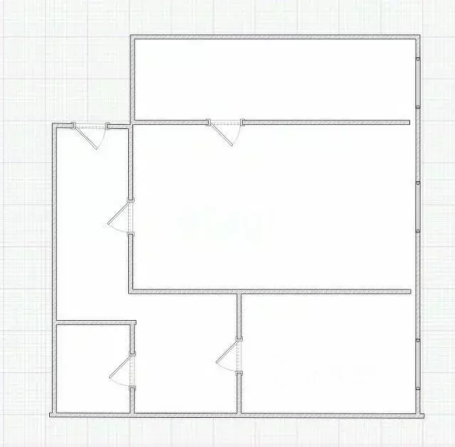 3-к кв. Костромская область, Ветлужский пгт ул. Сосновая Роща, 2 (48.2 ... - Фото 1
