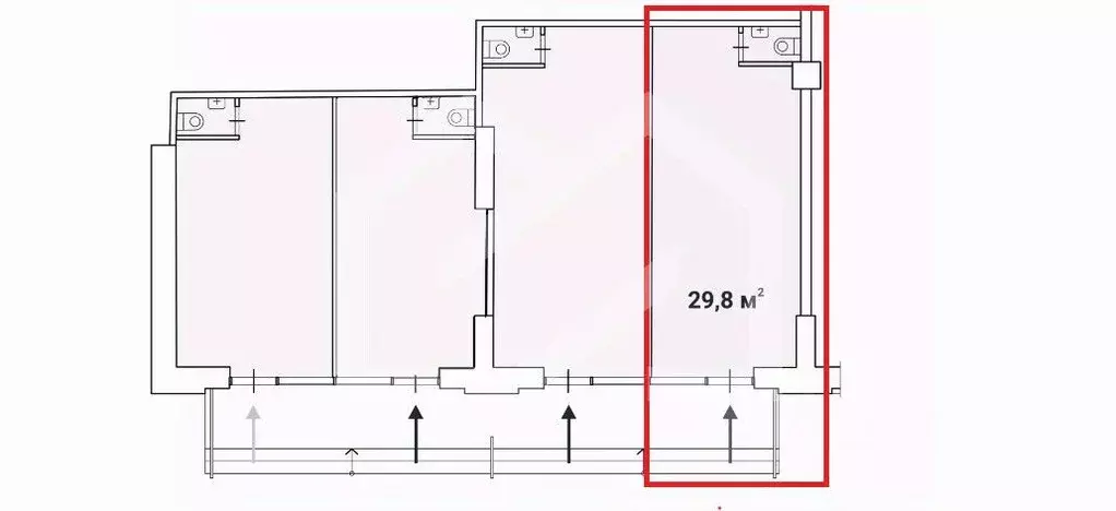 Помещение свободного назначения в Москва Кожевническая ул., 4 (30 м) - Фото 2