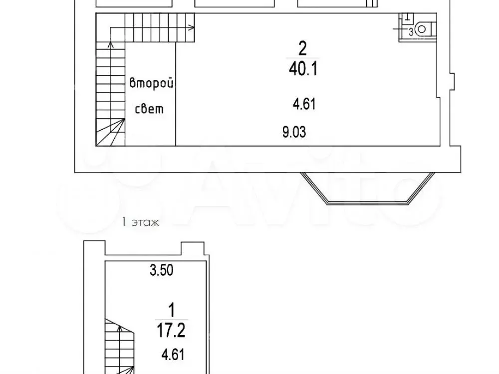 Продам помещение свободного назначения, 58.4 м - Фото 0