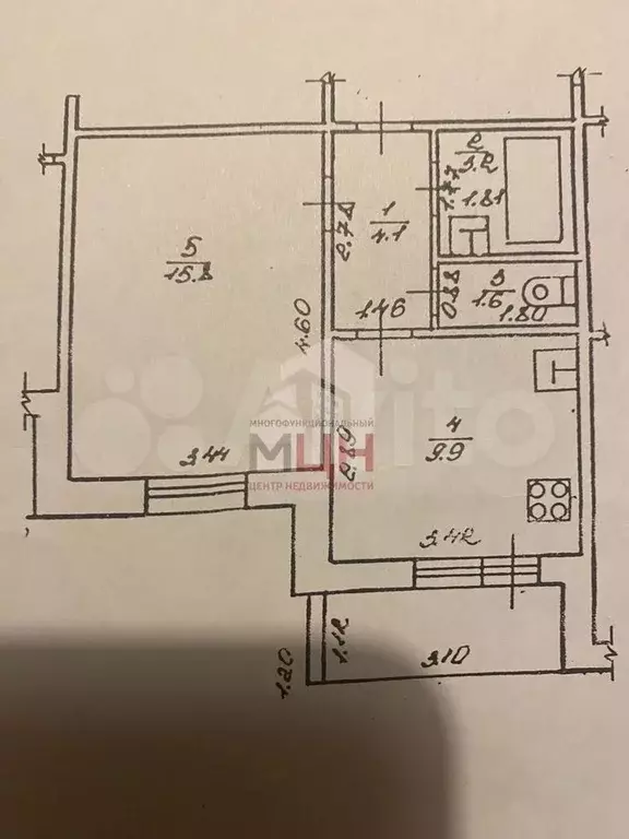 1-к. квартира, 36,4 м, 1/12 эт. - Фото 0