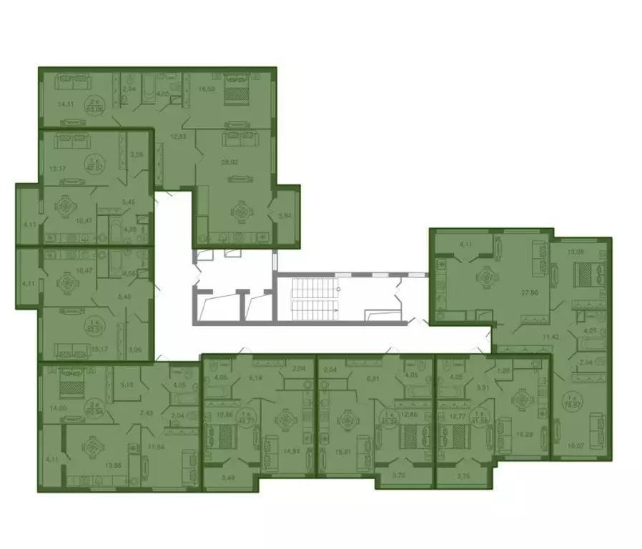 2-к кв. Тверская область, Тверь Бурашевское ш., 60 (78.67 м) - Фото 2