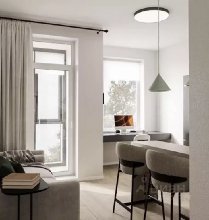 1-к кв. Ленинградская область, Мурино Всеволожский район,  (31.31 м) - Фото 2