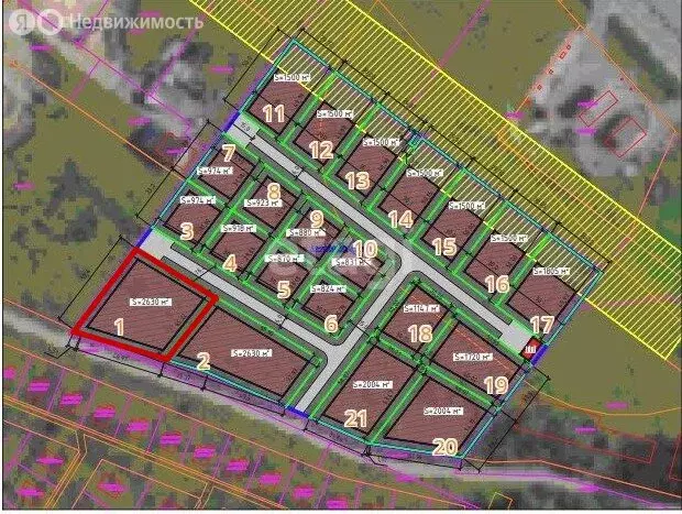 Участок в городской округ Нижний Новгород, деревня Крутая (26 м) - Фото 1