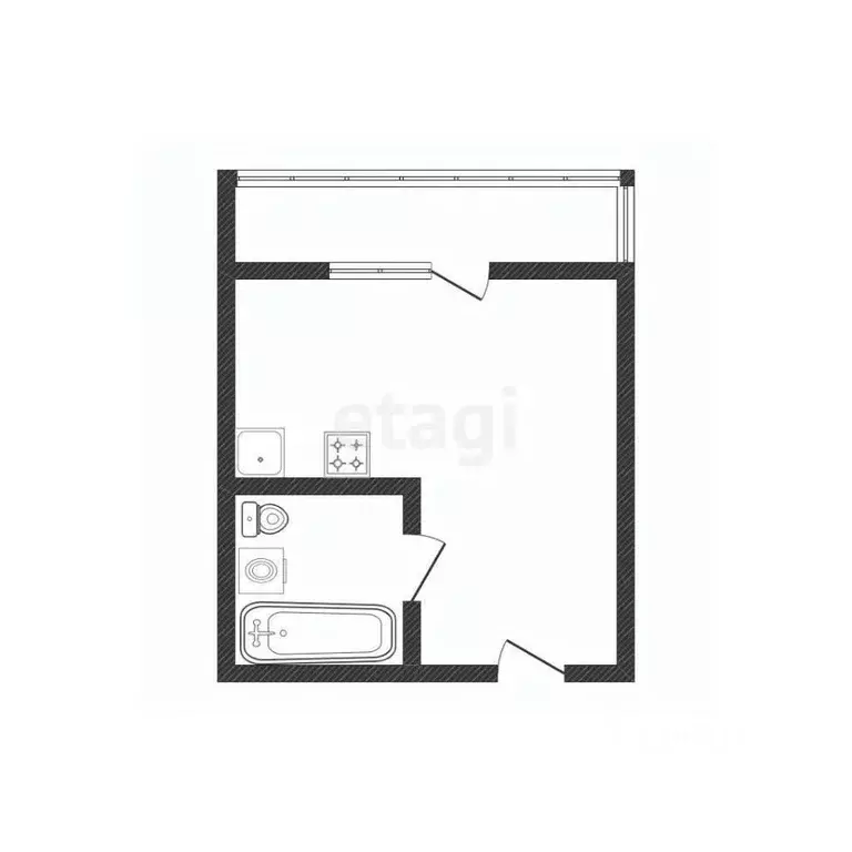 Студия Смоленская область, Смоленск Краснинское ш., 28А (20.6 м) - Фото 1