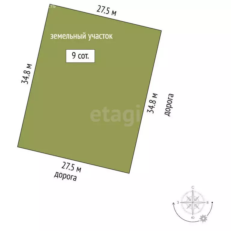 Участок в Кострома, Фабричный район (9 м) - Фото 1