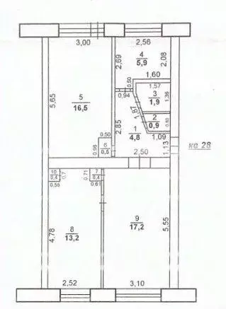 3-к кв. Оренбургская область, Оренбург Алтайская ул., 10 (61.7 м) - Фото 0