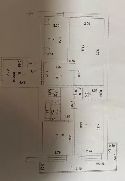 3-к кв. Свердловская область, Екатеринбург ул. Новгородцевой, 3Б (70.0 ... - Фото 0
