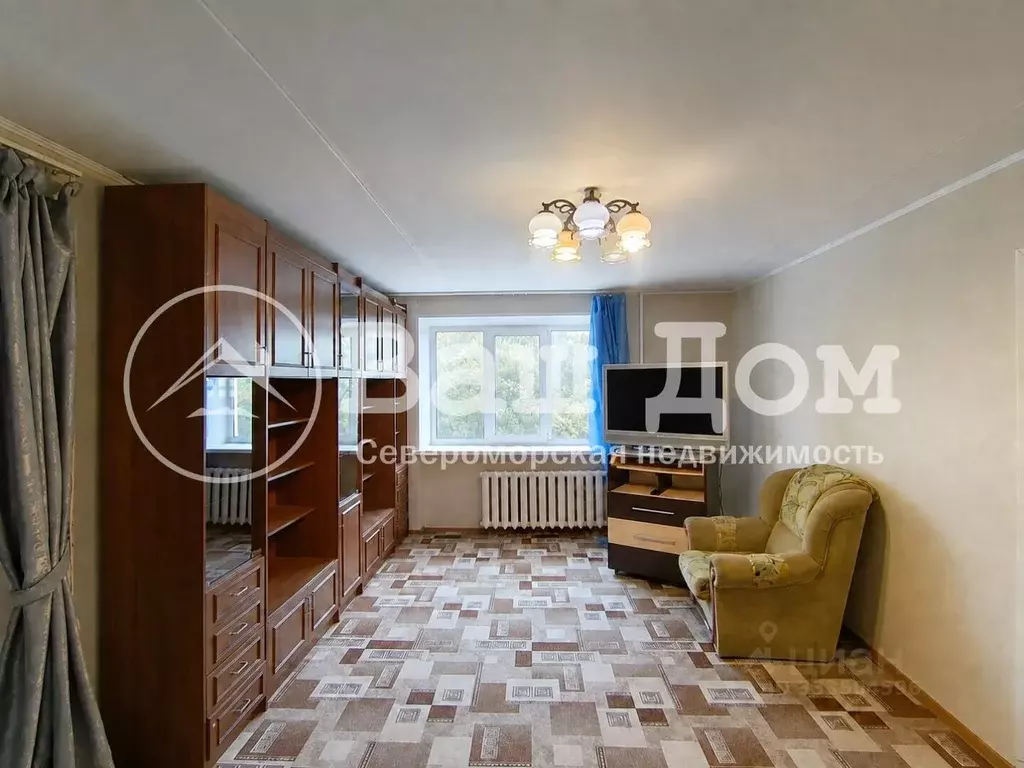 2-к кв. Мурманская область, Североморск Комсомольская ул., 23 (50.0 м) - Фото 1