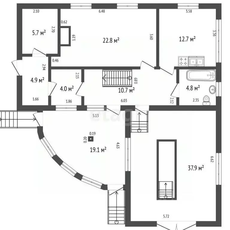 Дом в Санкт-Петербург, Санкт-Петербург, Пушкин Волхонское тер., 25 ... - Фото 2