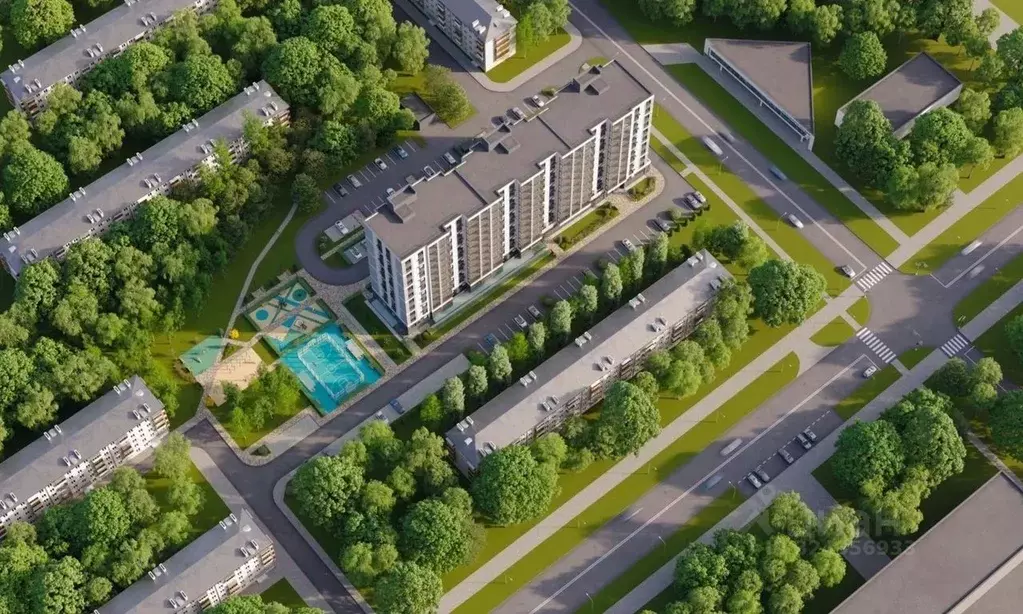 2-к кв. Калужская область, Обнинск ул. Мира, 2 (77.01 м) - Фото 2