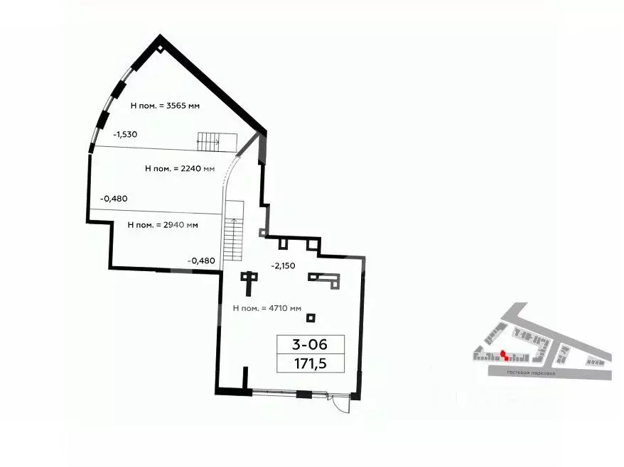 Помещение свободного назначения в Москва Родные кварталы жилой ... - Фото 2