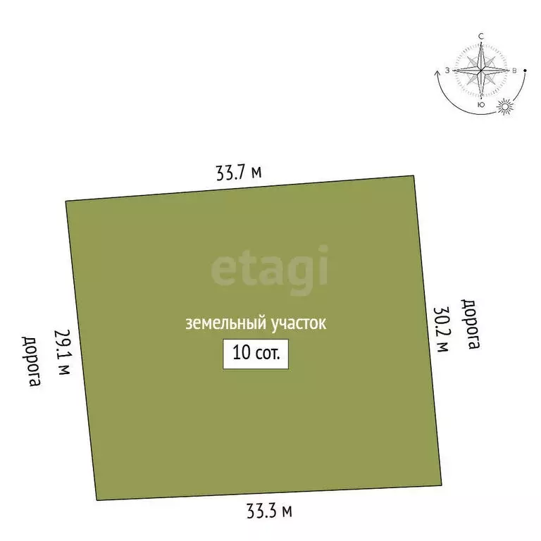 Участок в Тобольск, садоводческое товарищество Южанка (10 м) - Фото 0