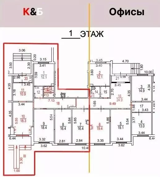Помещение свободного назначения в Москва Кировоградская ул., 7 (231 м) - Фото 2