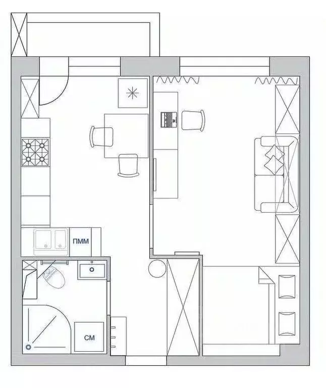 1-к кв. Татарстан, Казань Чистопольская ул., 79 (44.6 м) - Фото 0