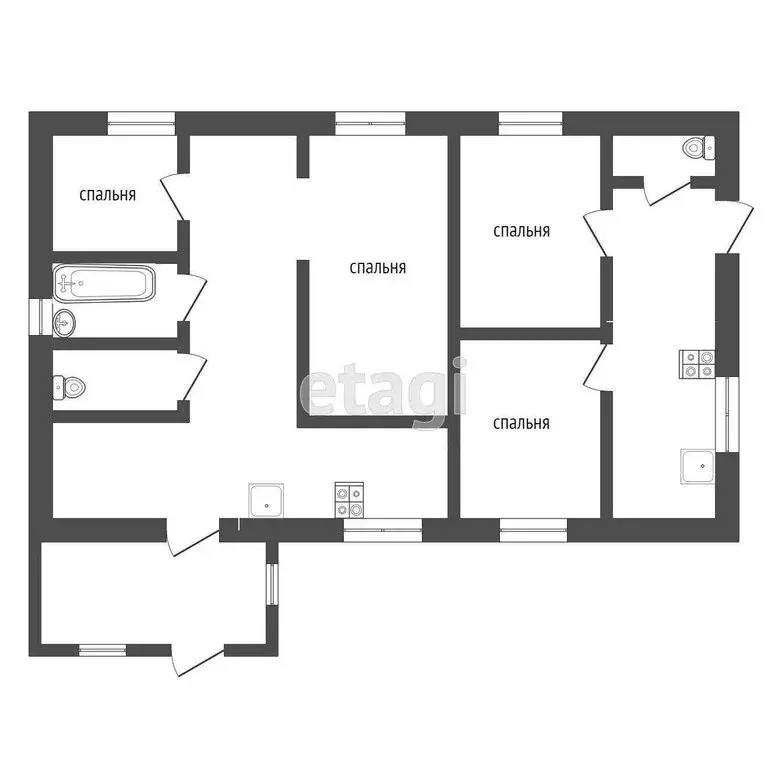 Дом в посёлок Прииртышский, улица Мостостроителей (100 м) - Фото 1